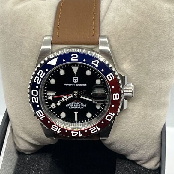 Pagani Design PD-1662 Men\'s Brown Leather Analog Dial Quartz Wrist Watch JMB52 main image 6